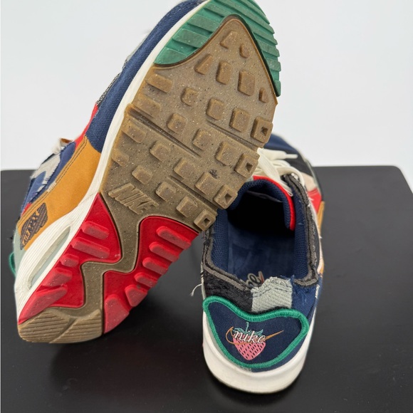 Nike Air Max 90 'Patchwork Legacy' Sneakers, Women’s Sz 9 DJ4878-400 - Picture 7 of 7